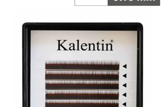 Kalentin Extensión de Cejas Curl I Dark Brown 5mm